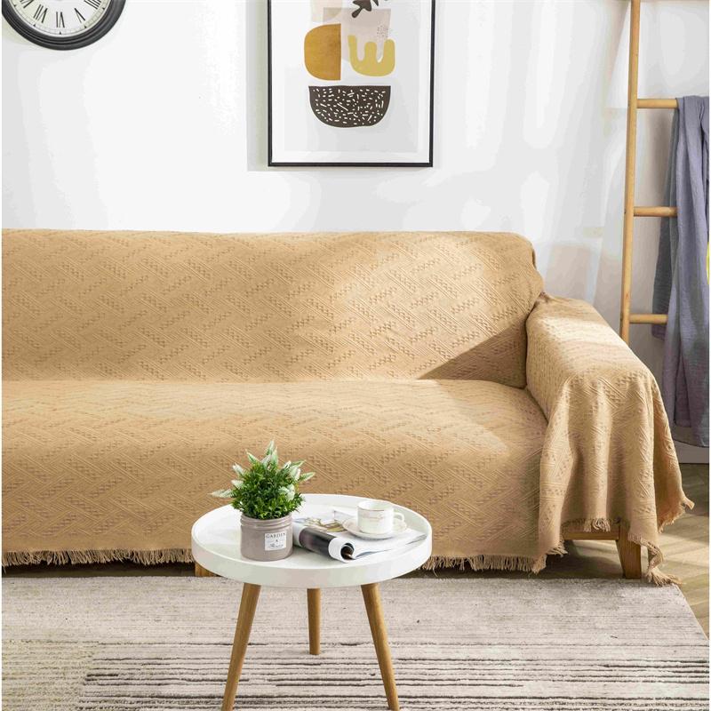 Nordic Cotton Sofa Throw Blankets Outdoor Camping Picnic Large Blanket Leisure Relax Beach Towel White Travel Rug Tassels Linen