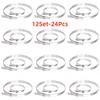 1-18Pcs Universal Stainless Steel Shaft CV Joint Boat Crimp Clamps Kit Driveshaft Cv Boat Clamp 11-11Mm 11-111Mm Adjustable