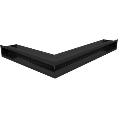 Vent Cover LUFT Corner Right 54,7x76,6x9 Black Slim