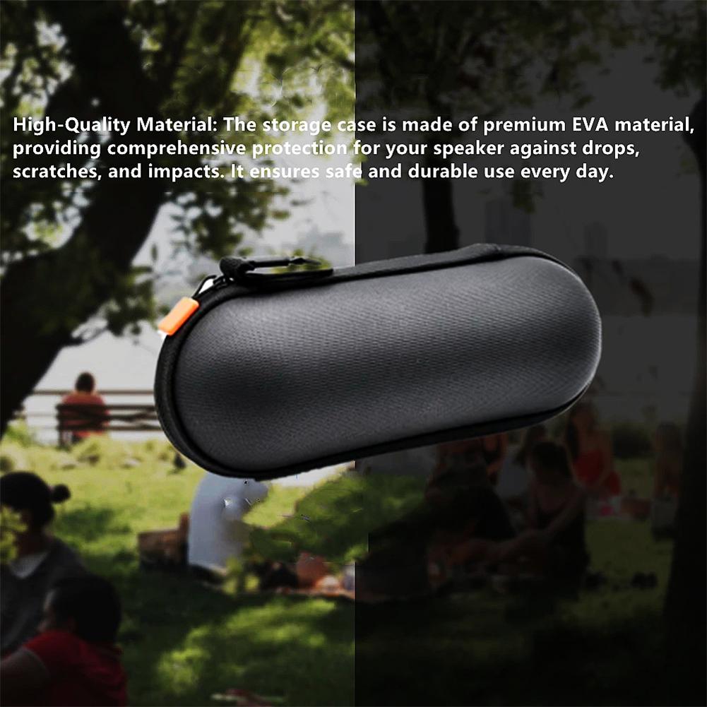 Harte Tragetasche für JBL Flip 7 Lautsprecher Schützende Reisetasche Wasserdichte Hartschalen-Reisetasche Stoßfeste Drahtloslautsprecher-Tasche
