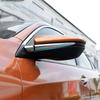4Pcs Chrome Side Door Rear View Mirror Pillar Trim Cover Anti-Rub Strips Stickers For Honda Civic 2018