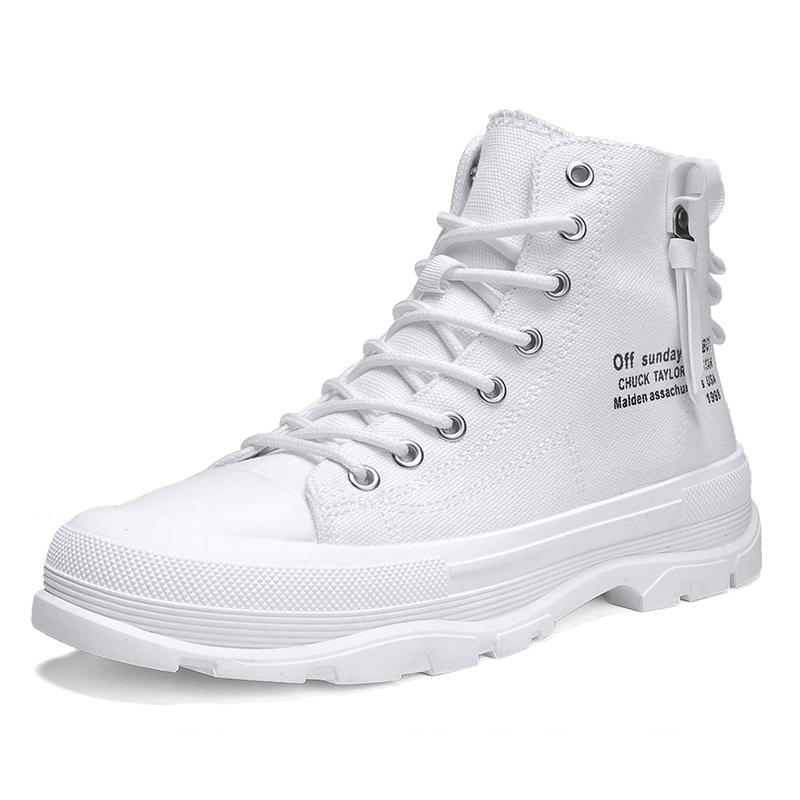 

Мужская обувь для скейтборда 2026 Новая Модная Высокая Повседневная Спортивная Обувь Увеличение Роста Для Улицы Комфортные Простые Кроссовки Мужские 39 белый