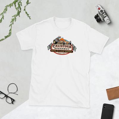 T-shirt Unisexe Calistoga Vintage Speedway Racing ARTICLE CHAUD T-shirt Unisexe