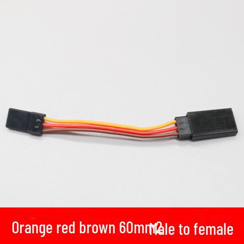 "30-Core Servo Extension Cable for Model Cars and Aircraft, Male to Female, 150/200/300/500mm"