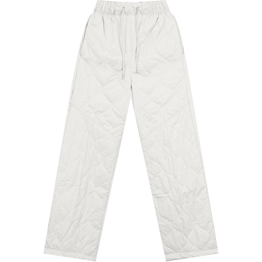 

Nike Solid Color High Waist Casual Warm Pants Womens Lows White FB8723-104 M