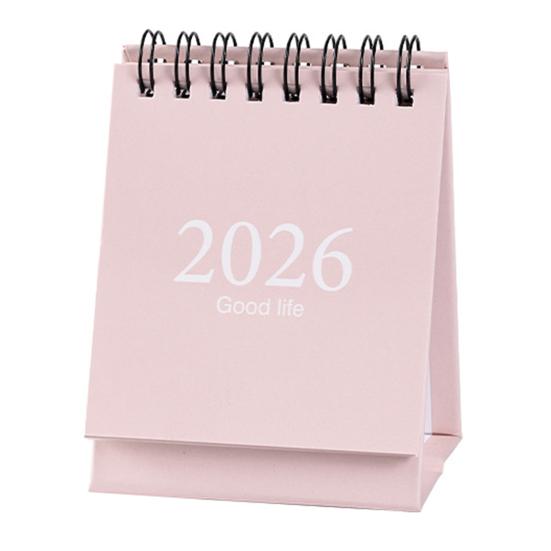 

Мини настольный календарь на 2026 год со стикерами, Планировщик ритуалов, Портативный настольный перекидной календарь для дома, офиса, школы