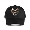 Neutral  Tone Heart Art Home Wall Decor Baseball Cap Fashion Unisex Sunhat Womens Outdoor Sports Snapback Cap