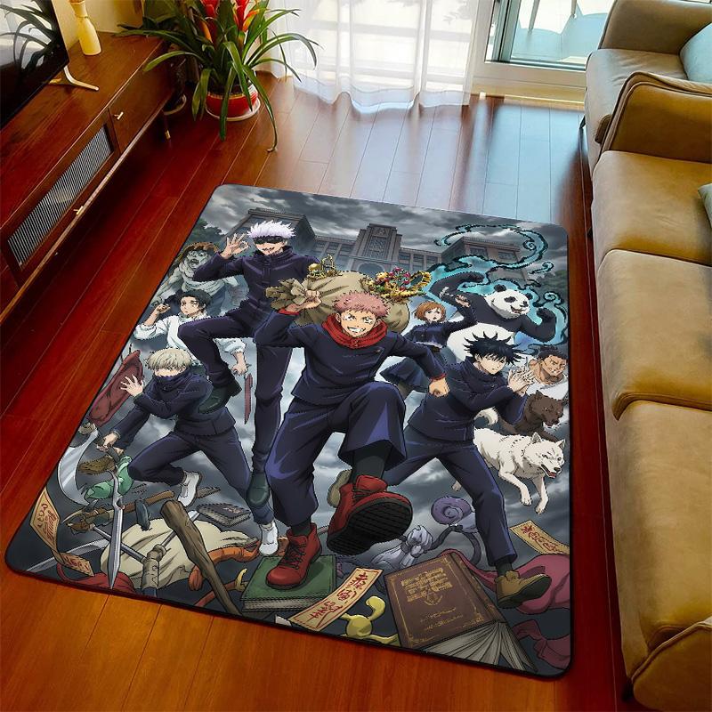 Jujutsu Kaisen Floor Mat Rug Carpet Non Slip Soft Area Rug Bedroom Living Room Home Decor -QJY
