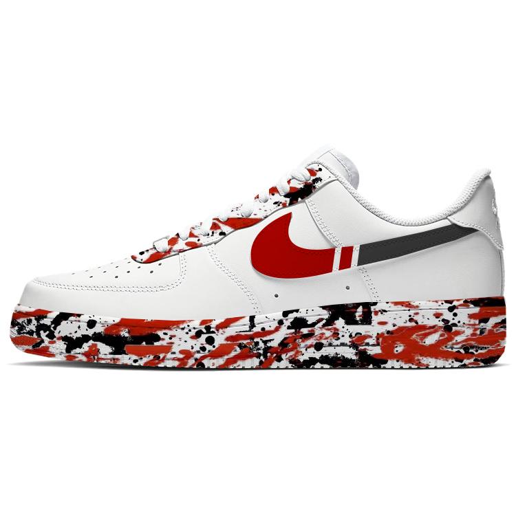 

Nike Air Force 1 Skateboard Shoes Men s Low top Black/Red/White CW2288-111(Team56-) 41