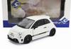 Mini auto FIAT 500 ABARTH SOLIDO FIAT NUOVA 500 ABARTH 595 2022 BÍLÁ ČERNÁ 1811301 1/18 1/18 [Položka]
