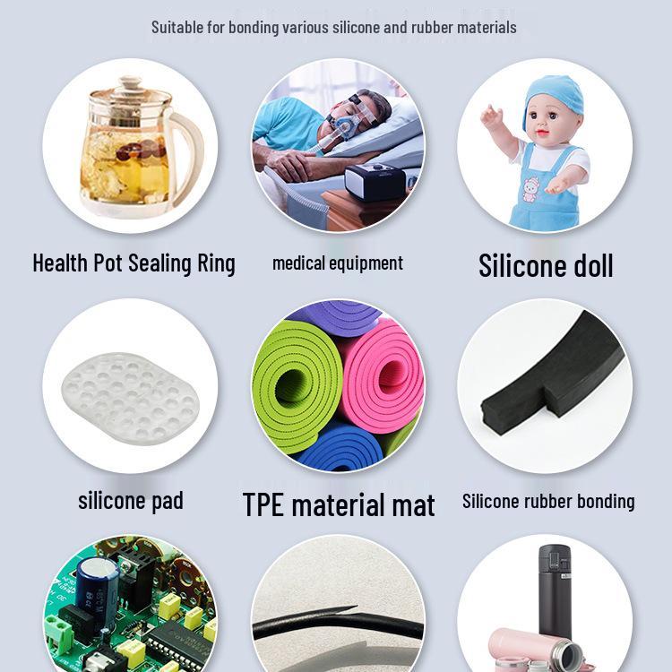 Transparent Waterproof Silicone Sealant for Car Rubber Strips - Flexible & Heat Resistant