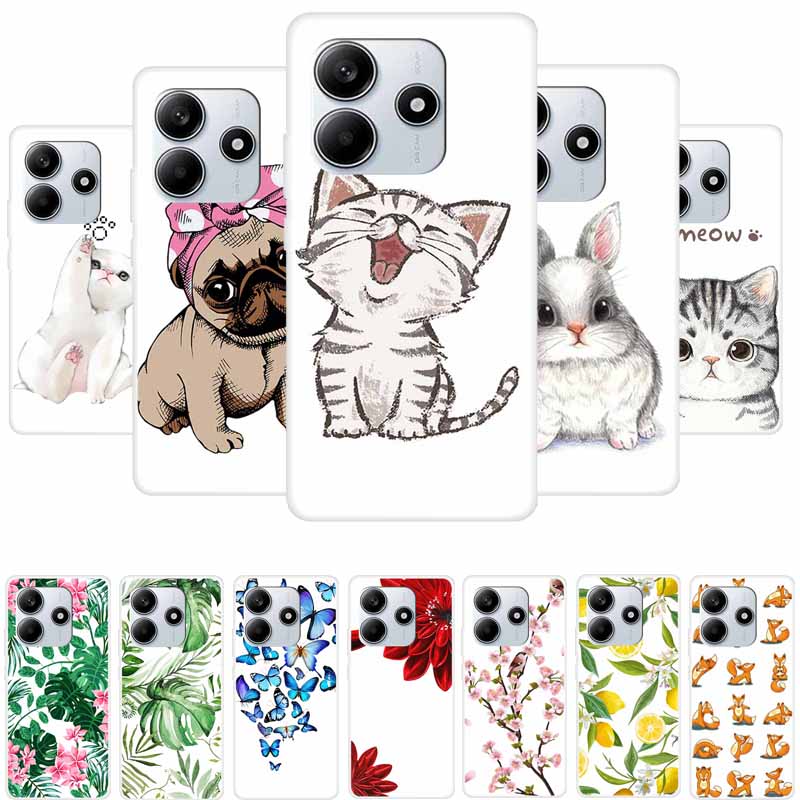 For Redmi Note 14 5G 2025 Phone Case Clear Transparent Edge TPU Silicone Soft Back Cover Case For Redmi Note 14 Case Coque Funda