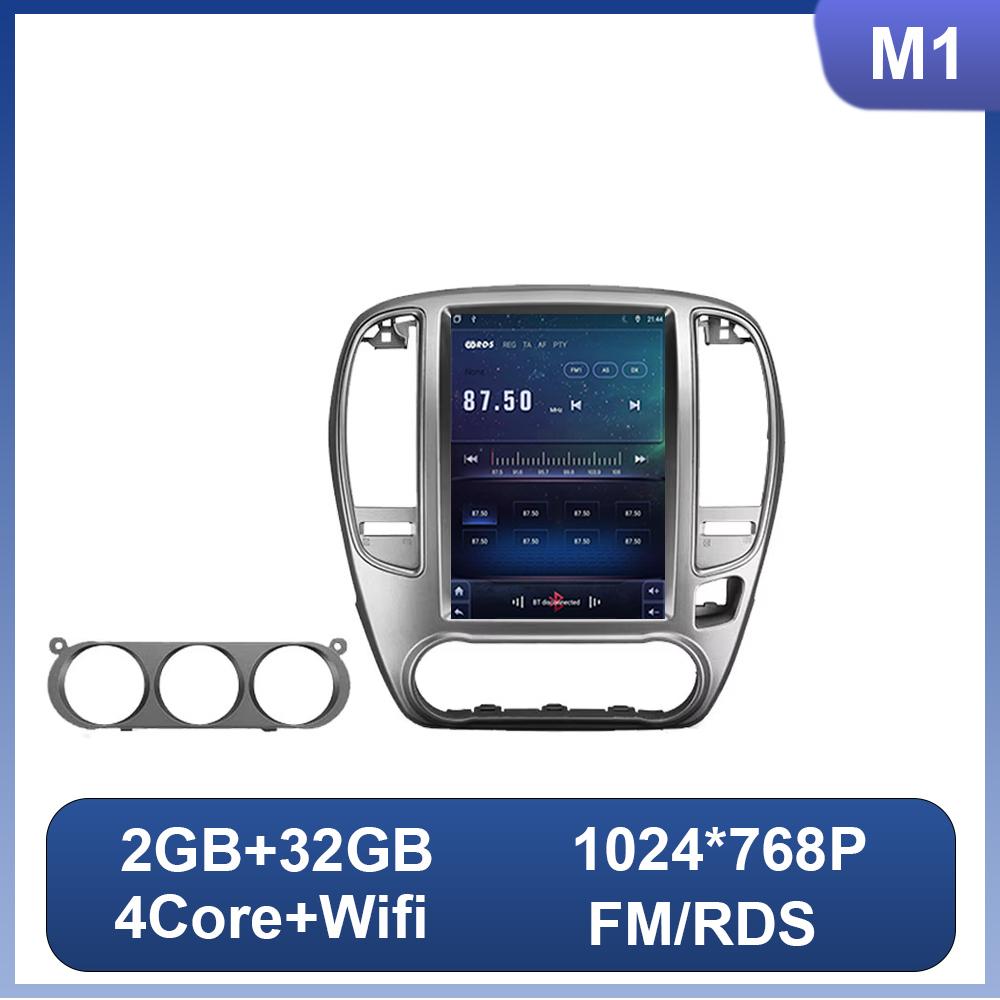 

9,7-дюймовый вертикальный экран для Nissan Bluebird Sylphy G11 2005 - 2012 Автомобильный радиоприемник, мультимедийный проигрыватель, 2 Din, Android 14