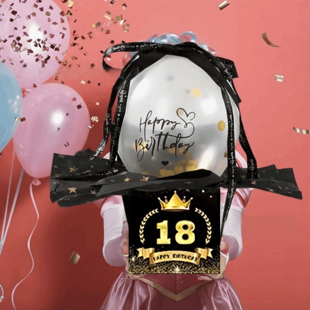 Money Box Birthday Balloon Money Box Creative Paper Happy Birthday Card  Friend Gift