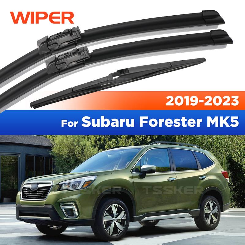 Front & Rear Wiper Blades Set For Subaru Forester SK -    Windshield Windscreen Window Brushes