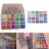 20 Colors Glitter Watercolor Paints Professional Artist Set for Painting on Paper Wood Stone Rock Fabric, DIY Nail