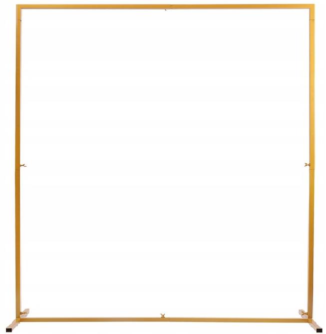 Stojak Stelaż Brama Metalowy Złoty 2 5X2 5M