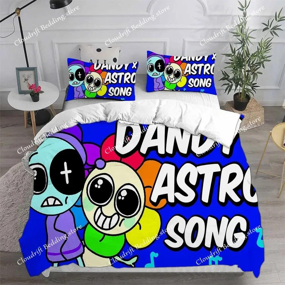 D-Dandy's Welt Bettwäscheset Spiel 3D-bedrucktes Bettbezug-Set Mit Kissenbezügen Junge Mädchen Teenager Kinder Geburtstagsgeschenk Weiche Bettwäsche02