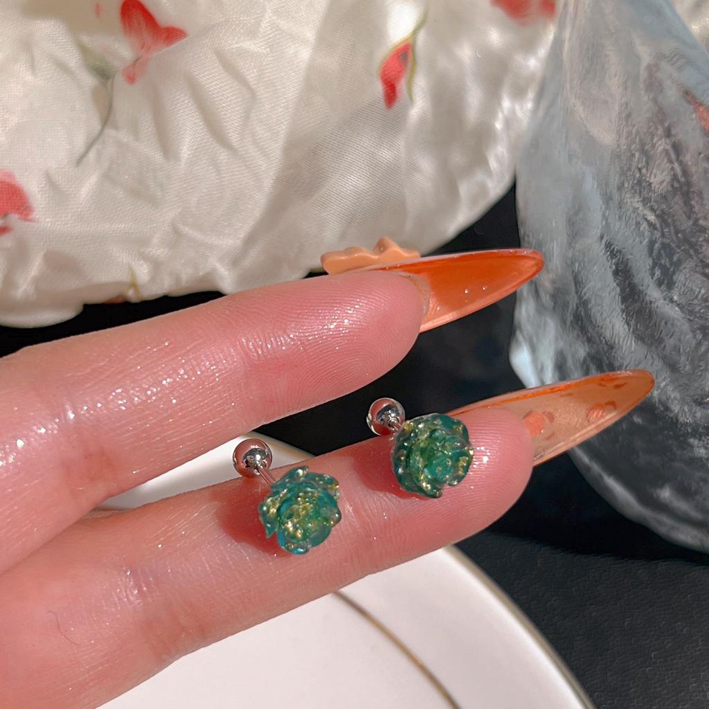 Silver Needle Hollow Flower Fringed Earrings Fashion Personality Cold Wind Long Earrings Temperament Advanced Earrings