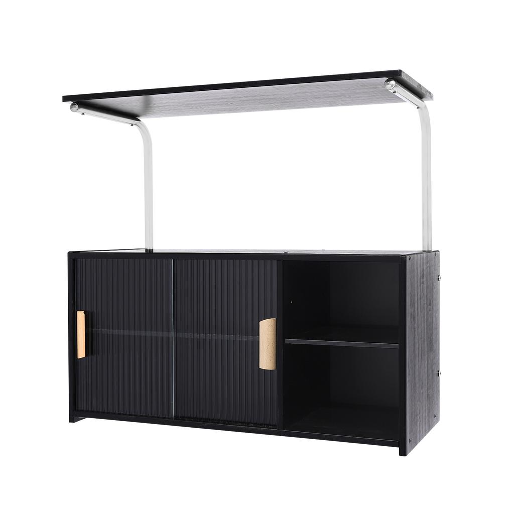 Storage Cabinet, Kitchen Storage Cabinet, Storage Cabinet with Partition, Multi-tier Storage Organizer for Kitchens, Dining Room