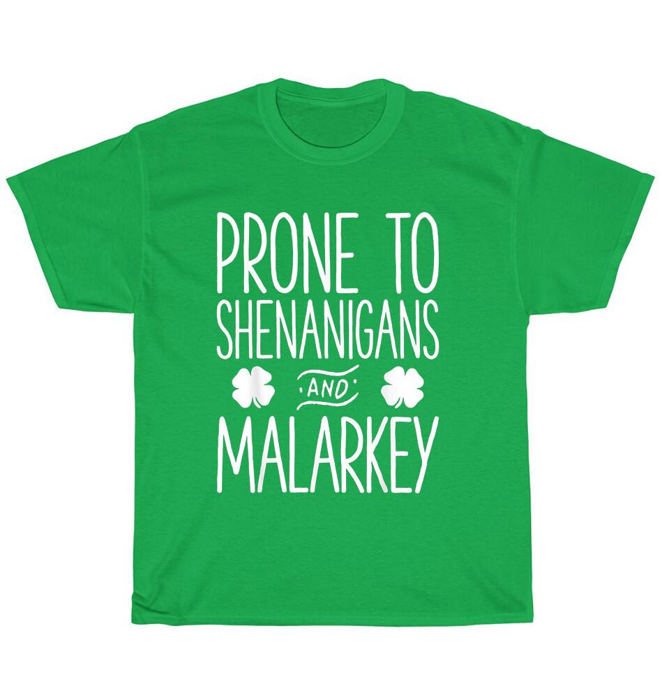 

НОВАЯ Футболка унисекс «Склонен к проказам и чепухе» с трилистником на День святого Патрика 3XL