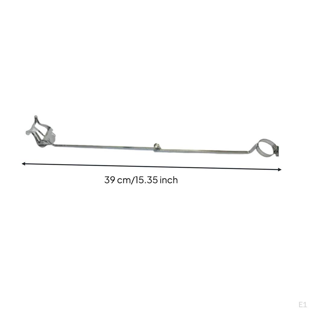 Flute Lyre Portable Sheet Music Clip Metal Marching Holder with Loop for Flutists,