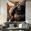 Warhammer 40K Wall Tapestry Aesthetic Wall Hanging Printed Fabric Blanket Decorative Tapestries for Bedroom Living Room Home Decor