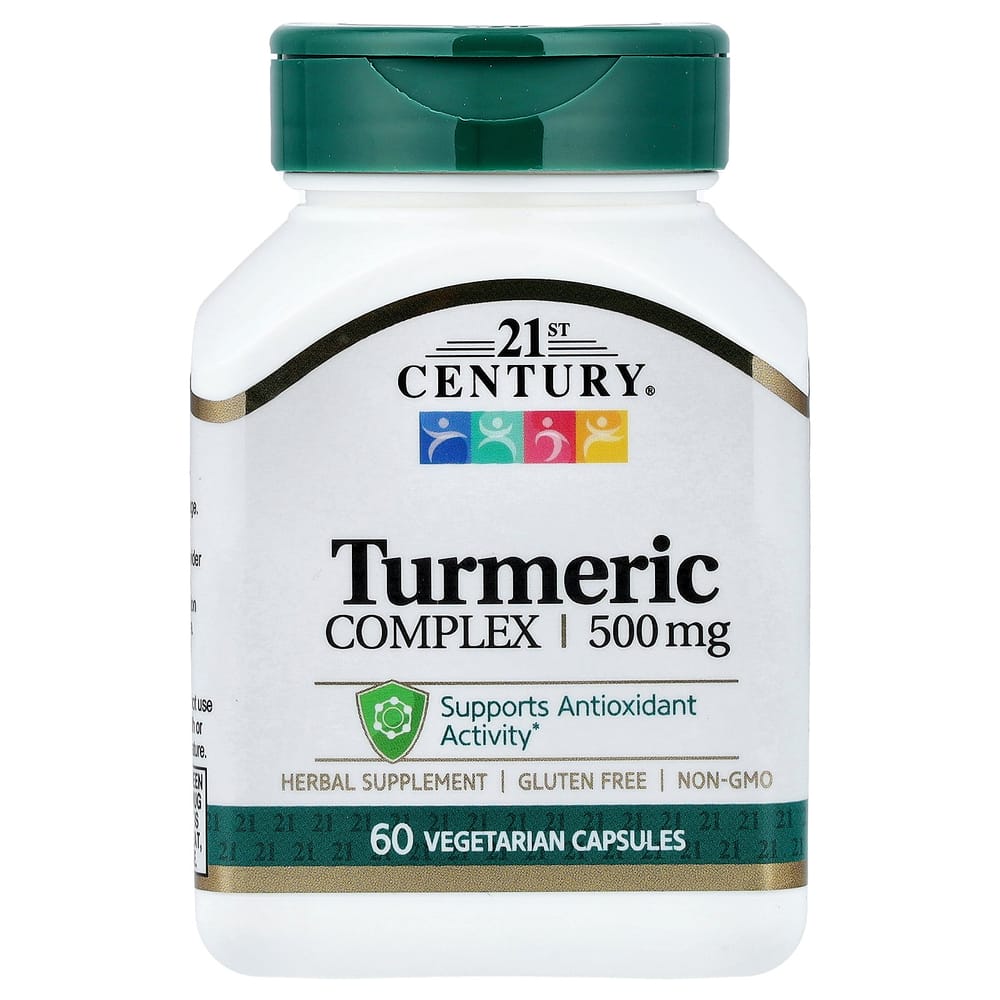 21st Century Sentry Turmeric Complex 500 mg, 60 Veggie Capsules