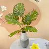 Artificial Green Plant Home Decor With Soft Silicone Leaves For Wedding And Photography Props