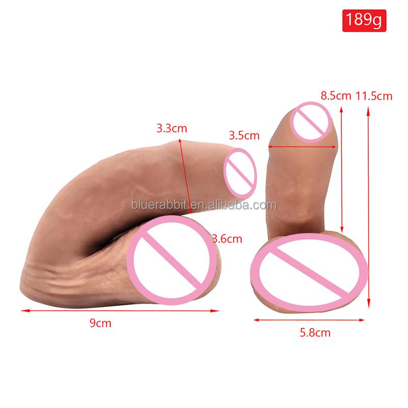 Liquid Silicone Dildo Female Masturbator Fake Penis FTM Dildo Female Sexual Product Sex Toy