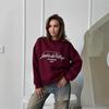 Women's Trendy Plus Velvet Letter Hoodie - Autumn/Winter, Couple Style, Versatile & Unique