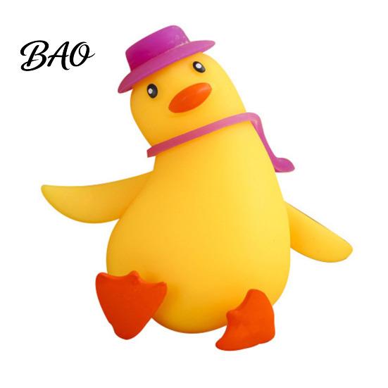 Anti-Stress Duck Toy Cartoon Stress Relief Toy, Squeezable Fidget Soft Stretch Sensory for Hand Exercise Relaxation