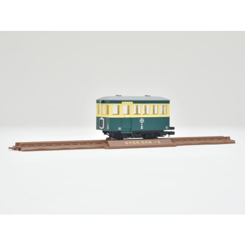 Railway Collection Tetsuro Narrow Gauge 80 Nekoya Line Ji10 New Paint/Ji2 Two-Tone Cream/Green Diorama Supplies
