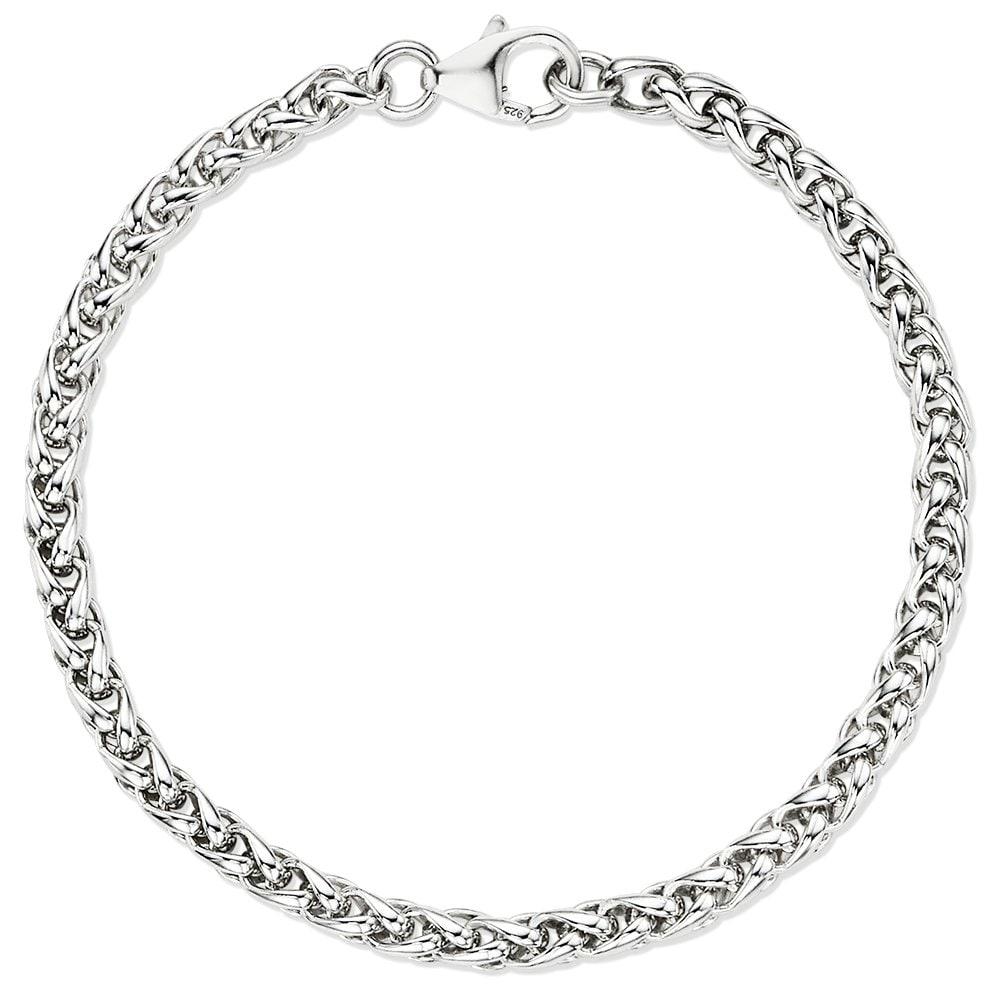Silver925 Weaving Bold Chain Bracelet
