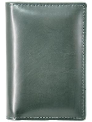 This Green Bridle Leather Card Holder from the UK Is a Stylish and Cute Item for Men and Women. It's Made of Genuine, Tanned Leather, and Features
