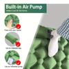 Outdoor Camping Inflatable Mattress Sleeping Pad With Pillows Ultralight Air Mat Built In Inflator Pump For Travel Hiking