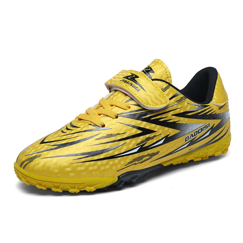 Student Football Shoes Training Competition Sports Shoes Long Nails Break Nails Breathable PU Net Cloth Rubber Outsole