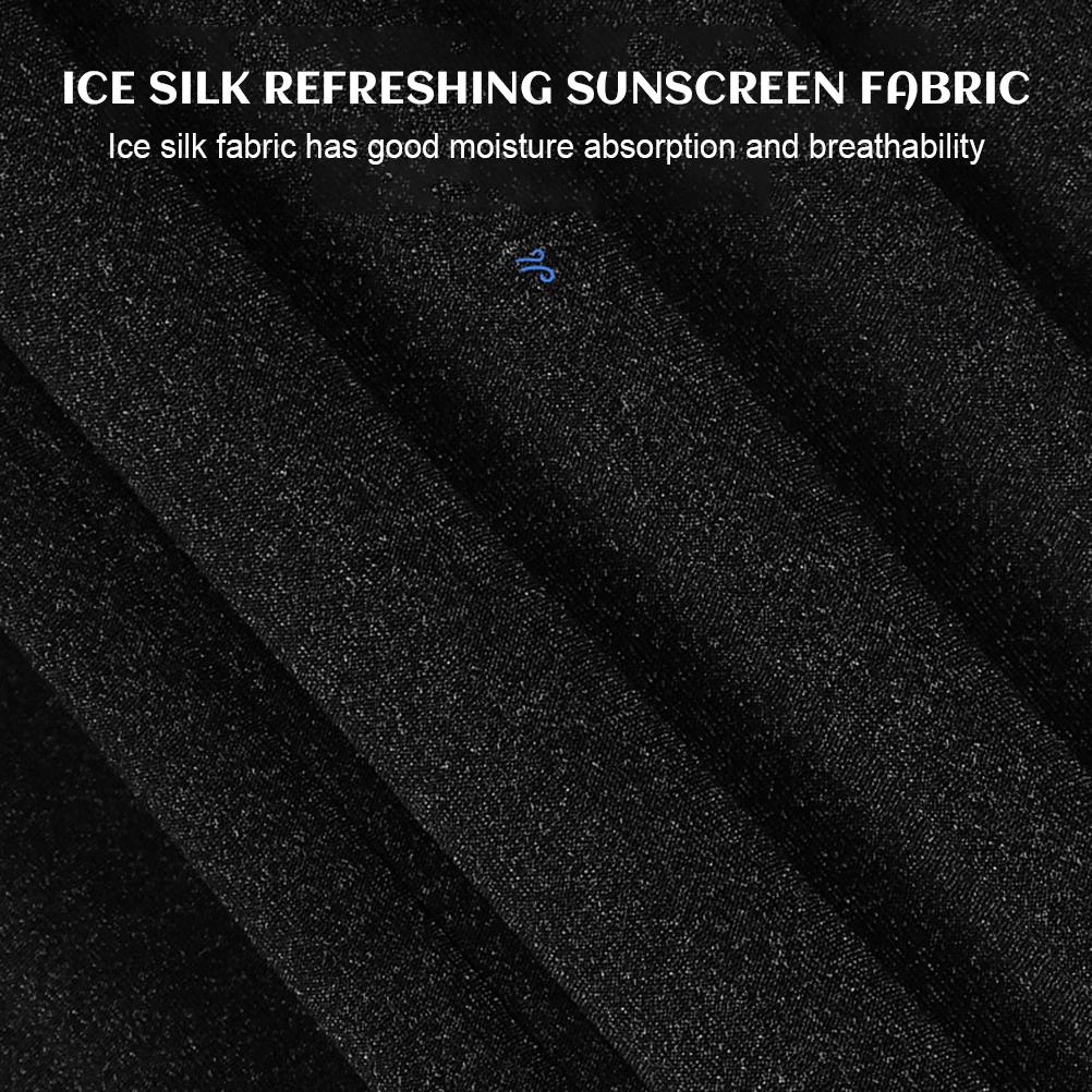 

Балаклава для лица для мужчин и женщин, дышащий солнцезащитный капюшон из ледяного шелка для летней езды на велосипеде, рыбалки на открытом воздухе