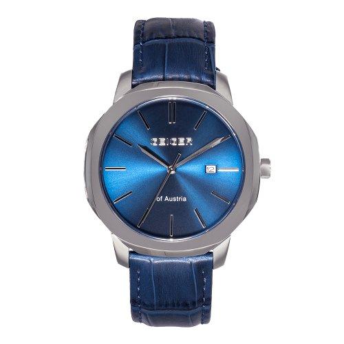 [GEIGER] Мужские классические кожаные часы GEIGER GE1263BUBU_M GE1263BUBU_M