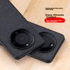 Huawei Mate60Pro Phone Case, Mate60Pro+ Protective Cover, Shockproof Full Edge Protection, Unisex, Creative Style Leather Back Cover, ES-19 Deep Black