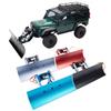 1/18 RC Aluminumx Adjustable Snow Shovel/Snow Plow kit with 12G 180° Servo Motor for RC 1/18 TRX4m Crawler Car Upgrade