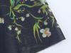 2025 Spring Women's European & American Floral Silk Slim Fit Long Dress