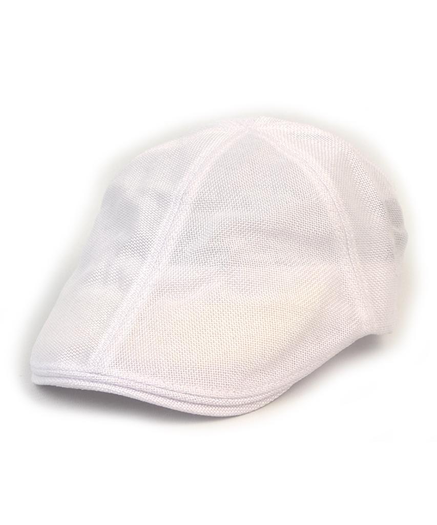 Hard Linen White Hunting Cap