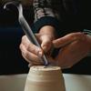 Ergonomic Grip Clay Modeling Tool Iron Sculpture Tool Pottery Trimming Tool  DIY Craft