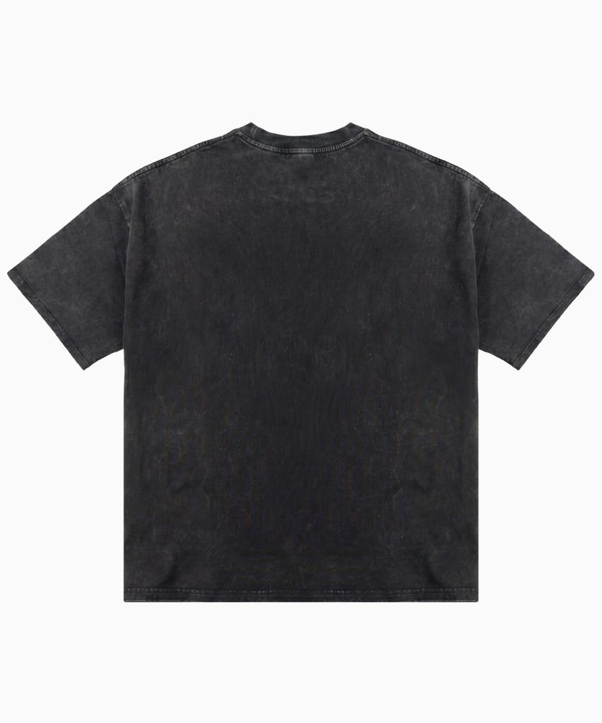 SAINTPAIN Sp Double Cross Pigment Short Sleeve Tee Black
