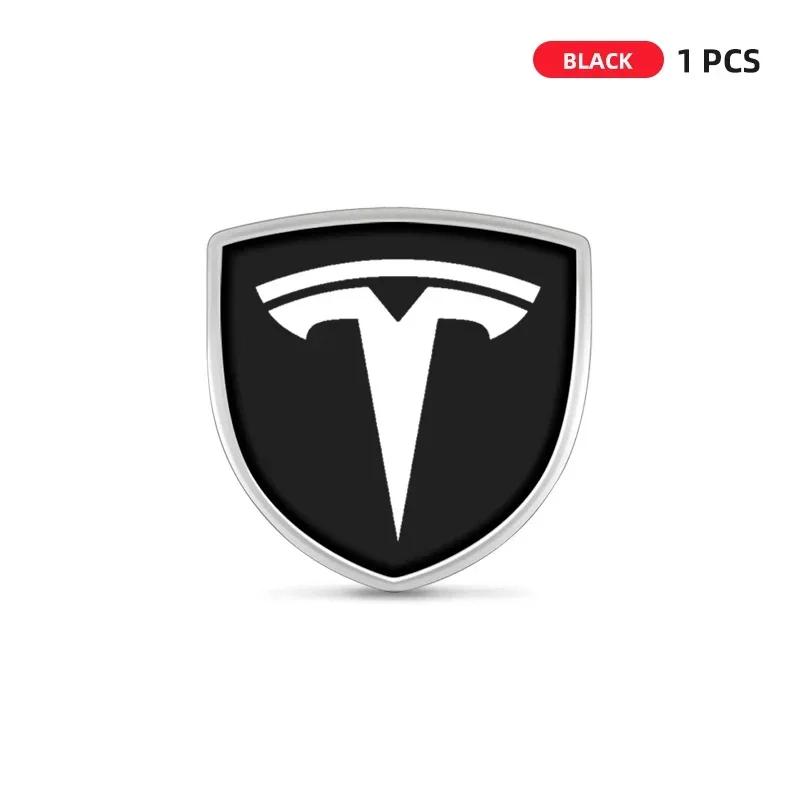 

Car Sticker Tesla 1/2pcs 3D Metal Shield Emblem Car Window Body Side Badge Stickers For Tesla Model 3 Y S X 2021 Roadster Cybert