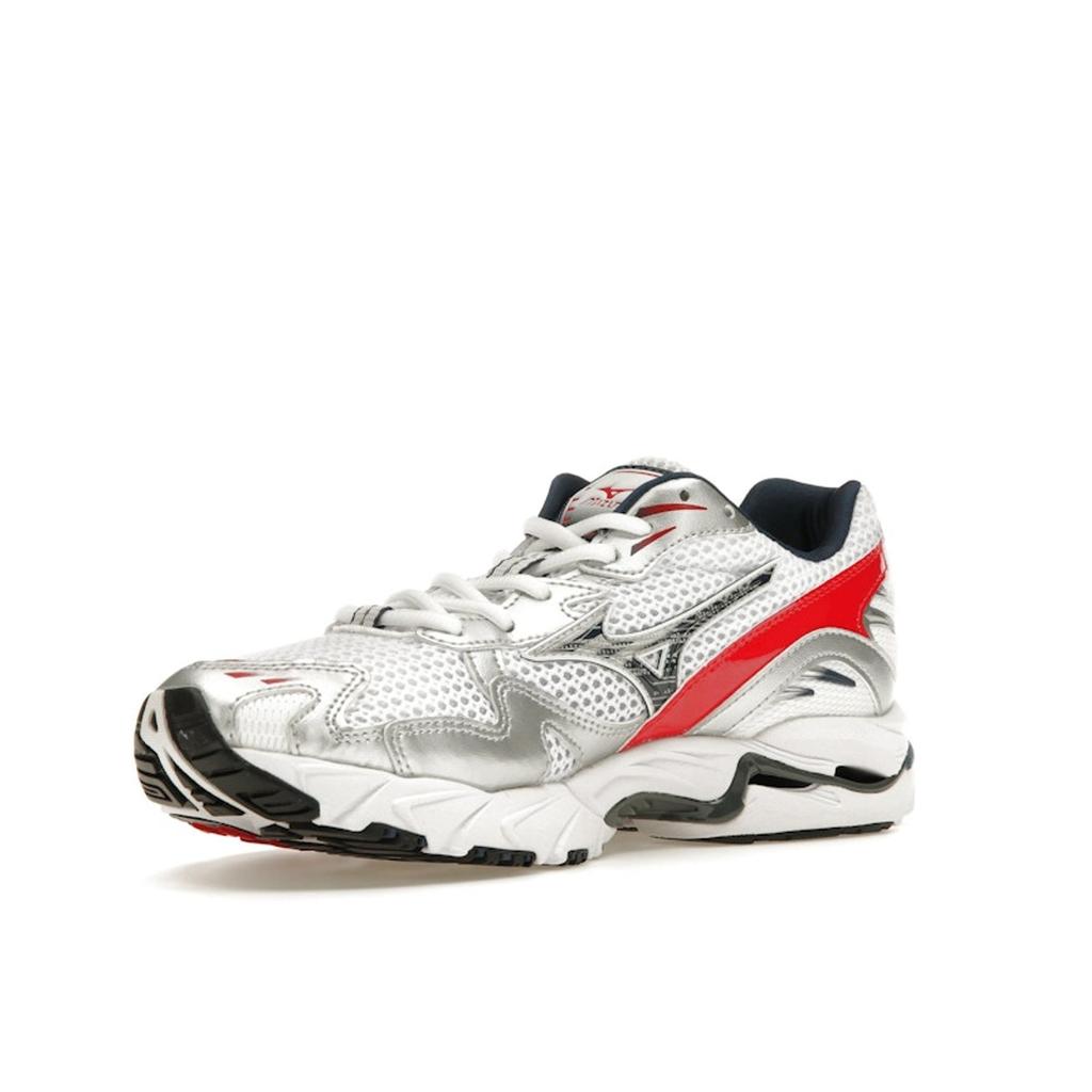 Mizuno Wave Rider 10 OG Pack - High Risk Red Unisex Sneakers White Insignia-Blue D1GA210408