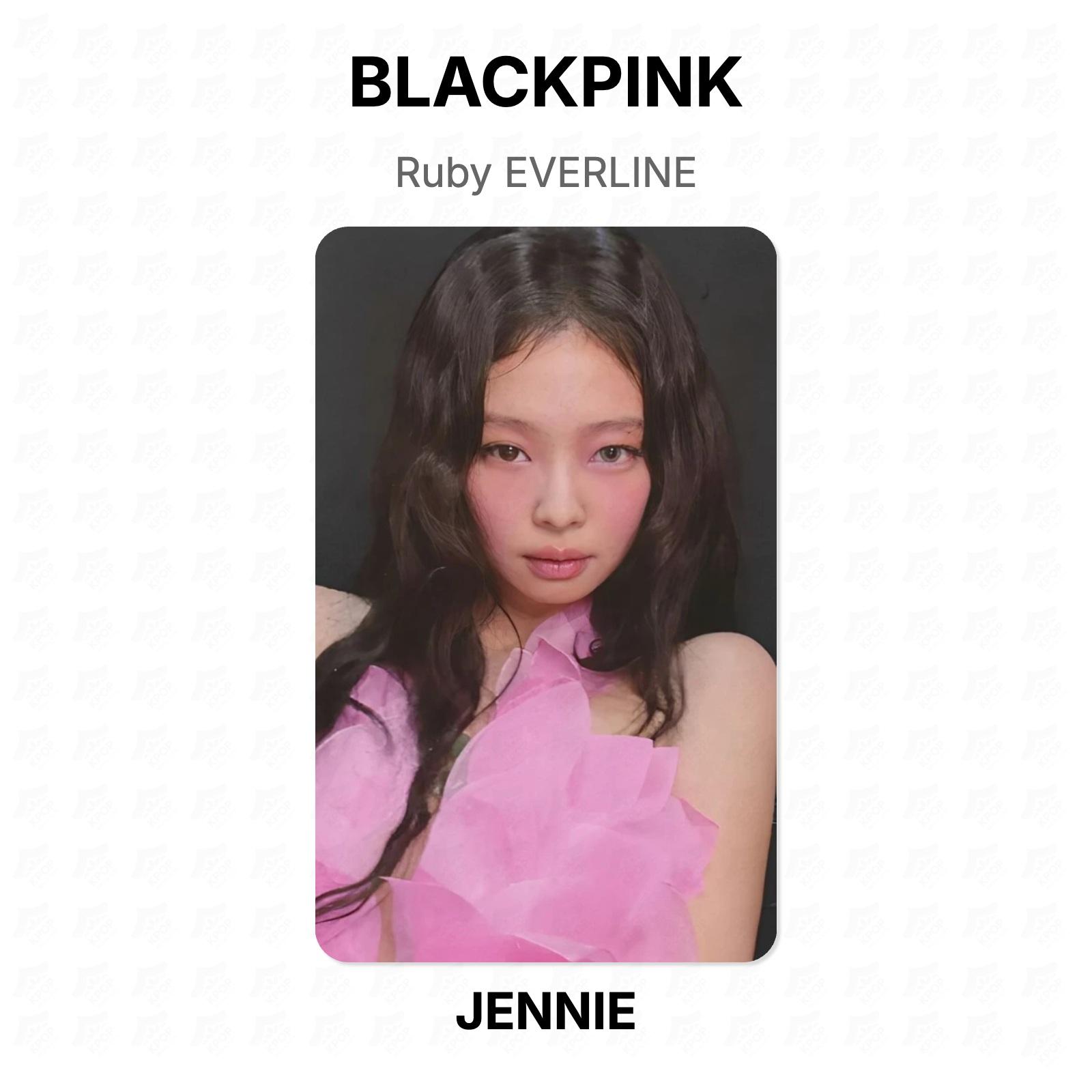 BLACKPINK Ruby EVERLINE Official Photocard JENNIE 04