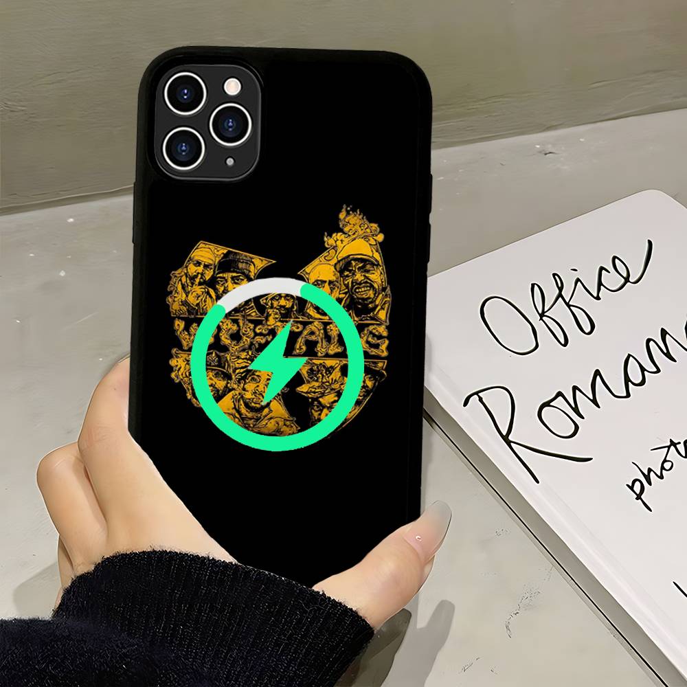 Fashion Trends WU-T-TANG CLANs Magnetic Matte Phone Case For IPhone 16 17 15 14 13 12 11 For Magsafe Wireless Charge Cover