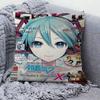 Anime HHatsunes MMikU Cushion Cover Inches Farmhouse Decor Home Throw Pillow Covers For Couch Decorations
